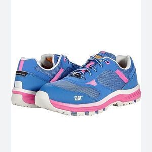 NWT CAT Footwear Women's Quake CT Blue Work+ Safety Nursing Shoes - Size 7